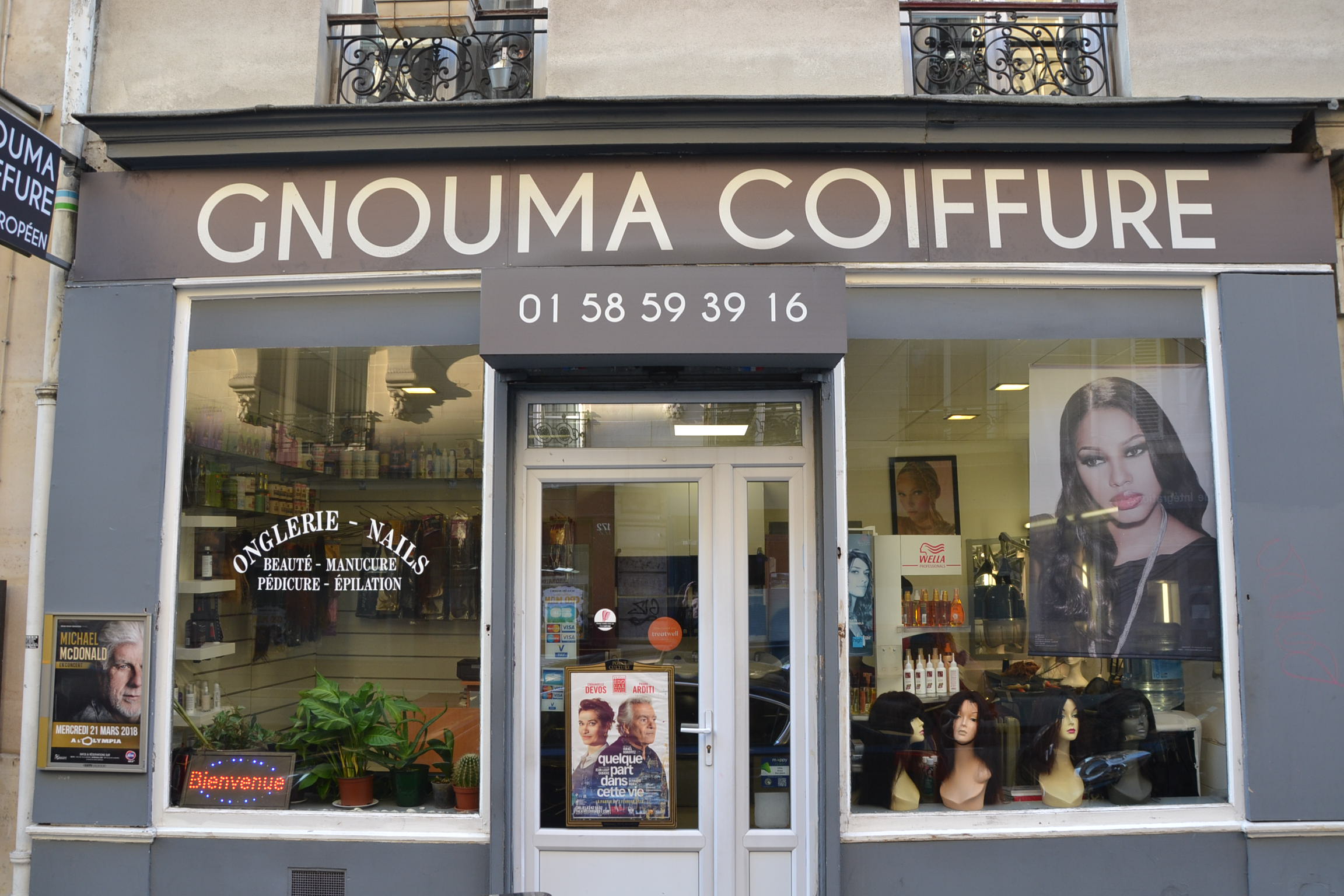 Gnouma Coiffure Coiffeur Afro Europeen Paris 17 Petitscommerces Fr