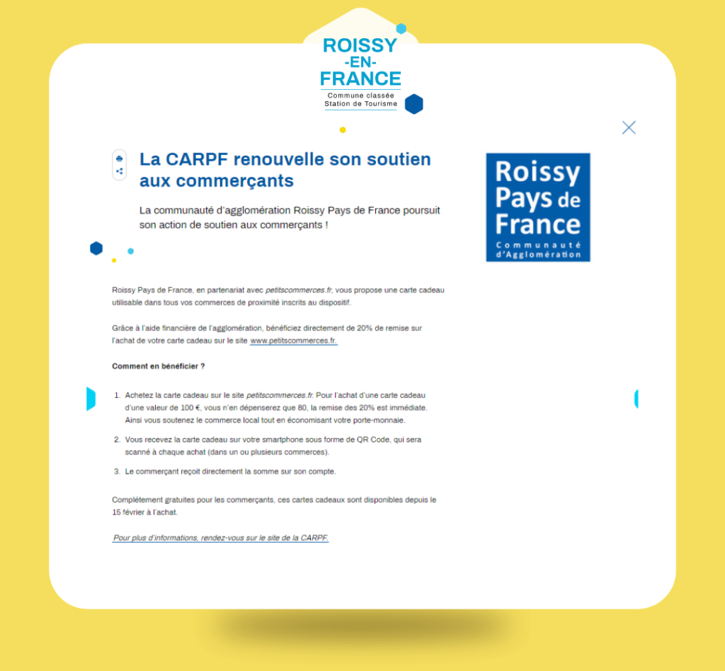 Roissy_en_France_communique_sur_la_carte_cadeau_Petitscommerces_RoissyPaysdeFrance