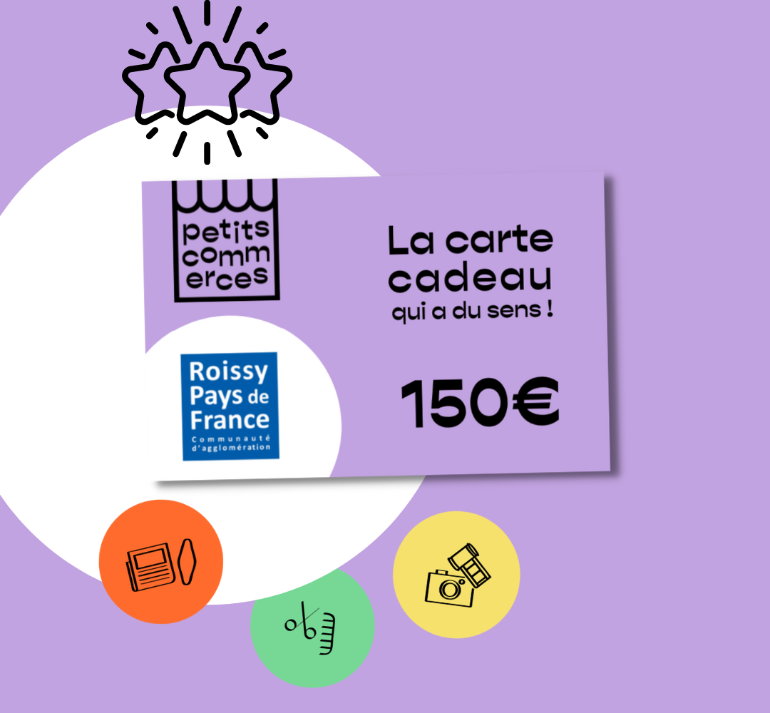 Les habitants de Roissy Pays de France séduits par la carte cadeau Petitscommerces