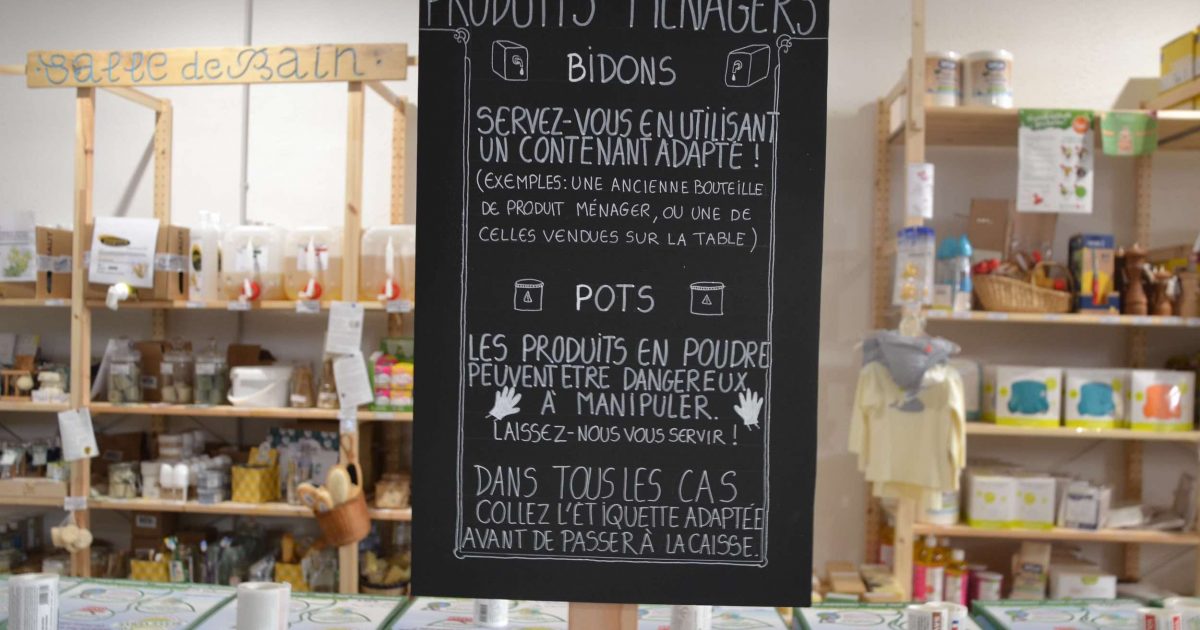 Smile Argenteuil épicerie vrac bio locale zéro déchet café cantine vegan 55 rue Antonin Georges Belin pancarte2
