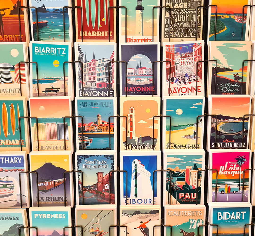 cartes-postales-vintage-hossegor-marcel-travel-poster