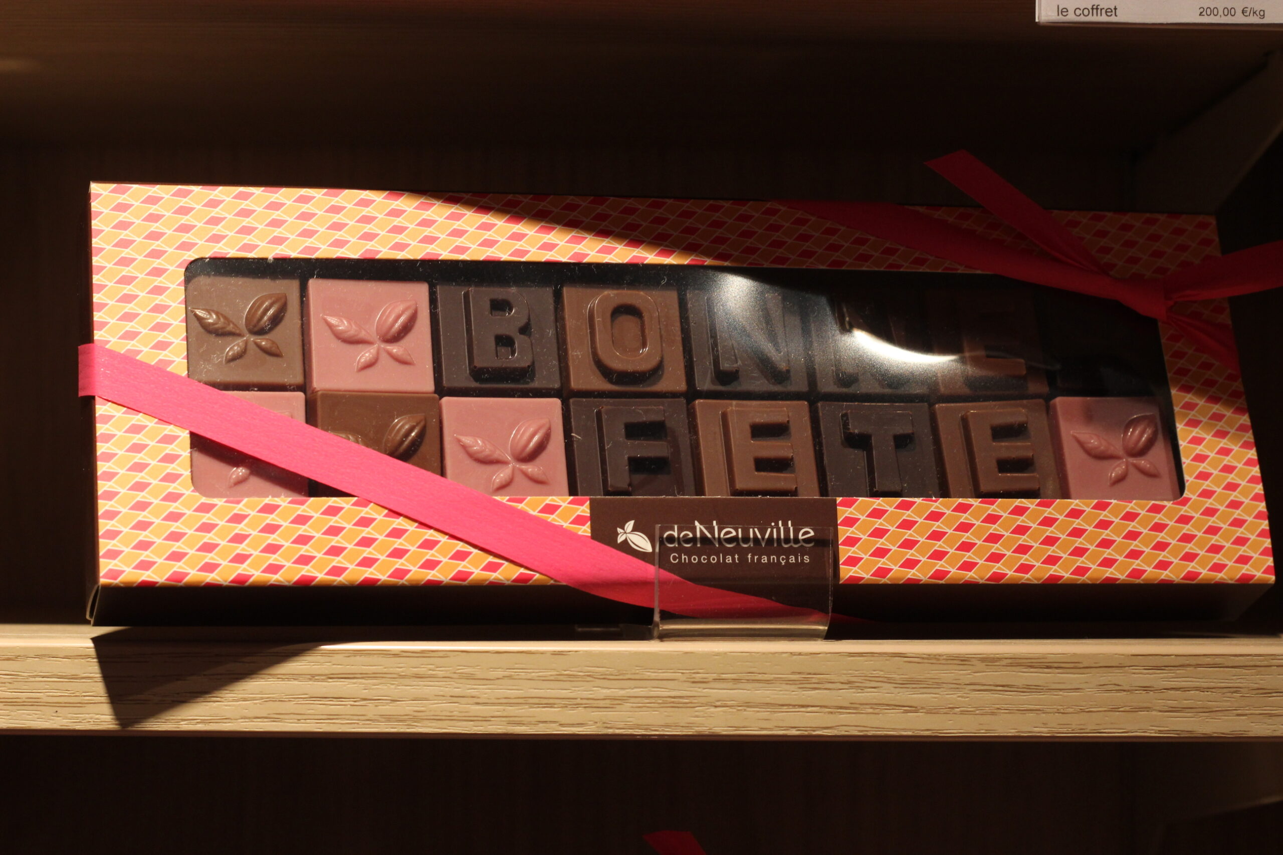 Coffrets tablettes chocolat - Chocolats DeNeuville